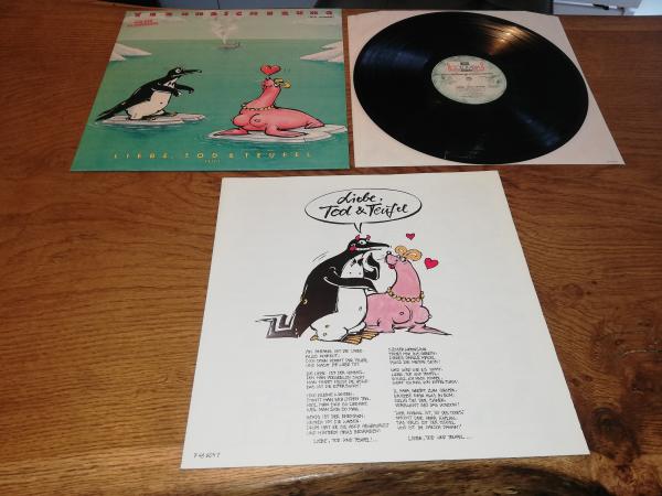 Erste Allgemeine Verunsicherung Liebe, Tod & Teufel Teil1 1987 Columbia 12C 066 Y 7486041 Europäische Pressung NM/NM